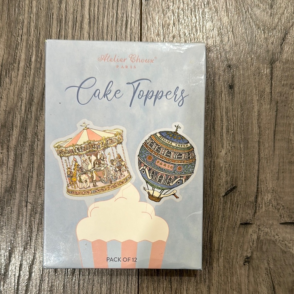 Atelier Choux Paris Cake toppers works greatest for cupcakes 
.